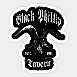 Black Phillip Tavern Sticker